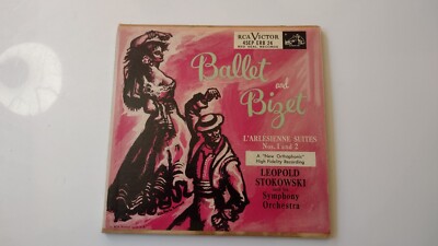 Leopold Stokowski Symphony Orchestra Ballet Bizet RCA 45EP ERB 24