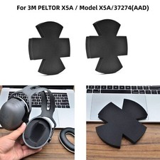 2pcs Foam Pad For 3M PELTOR X5A / Model X5A/37274 AAD Noise Cancelling Earmuffs