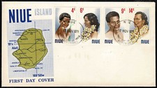 Niue 1971 Local Portraits  FDC -  Set Of Four Stamps - Mint