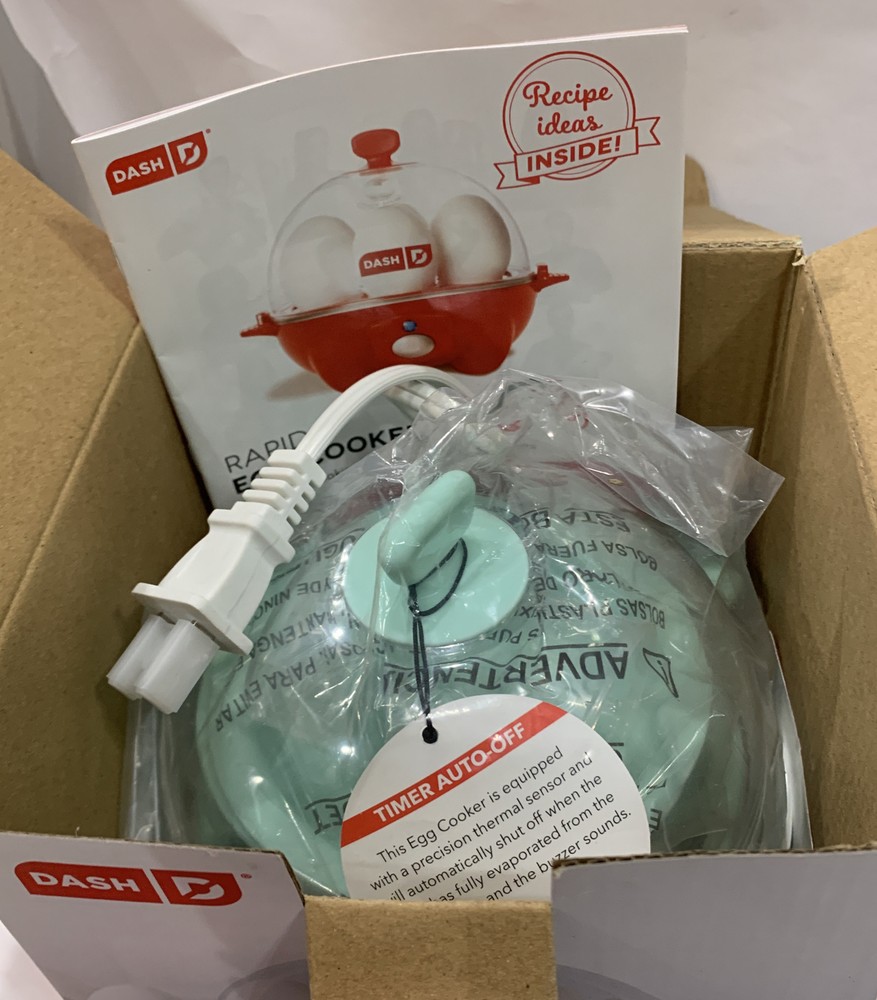 Dash Rapid Egg Cooker - Blue 6-Egg Capacity, New in Original Bag