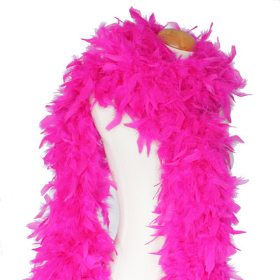  Fuschia 180 Grams Chandelle Feather Boa Dance Party Halloween Costume