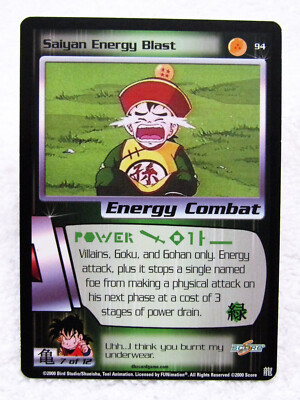 2000 Score Limited Dragon Ball Z DBZ CCG TCG Saiyan Energy Blast #94 - Gohan