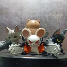Cartoon Character Weapons And Animals Set Figures Collection