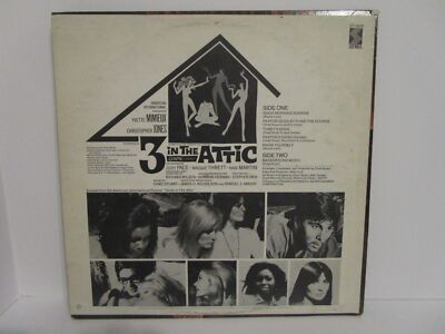 3 In The Attic Soundtrack 1968 Sidewalk OG vinyl LP VG+ Chad And