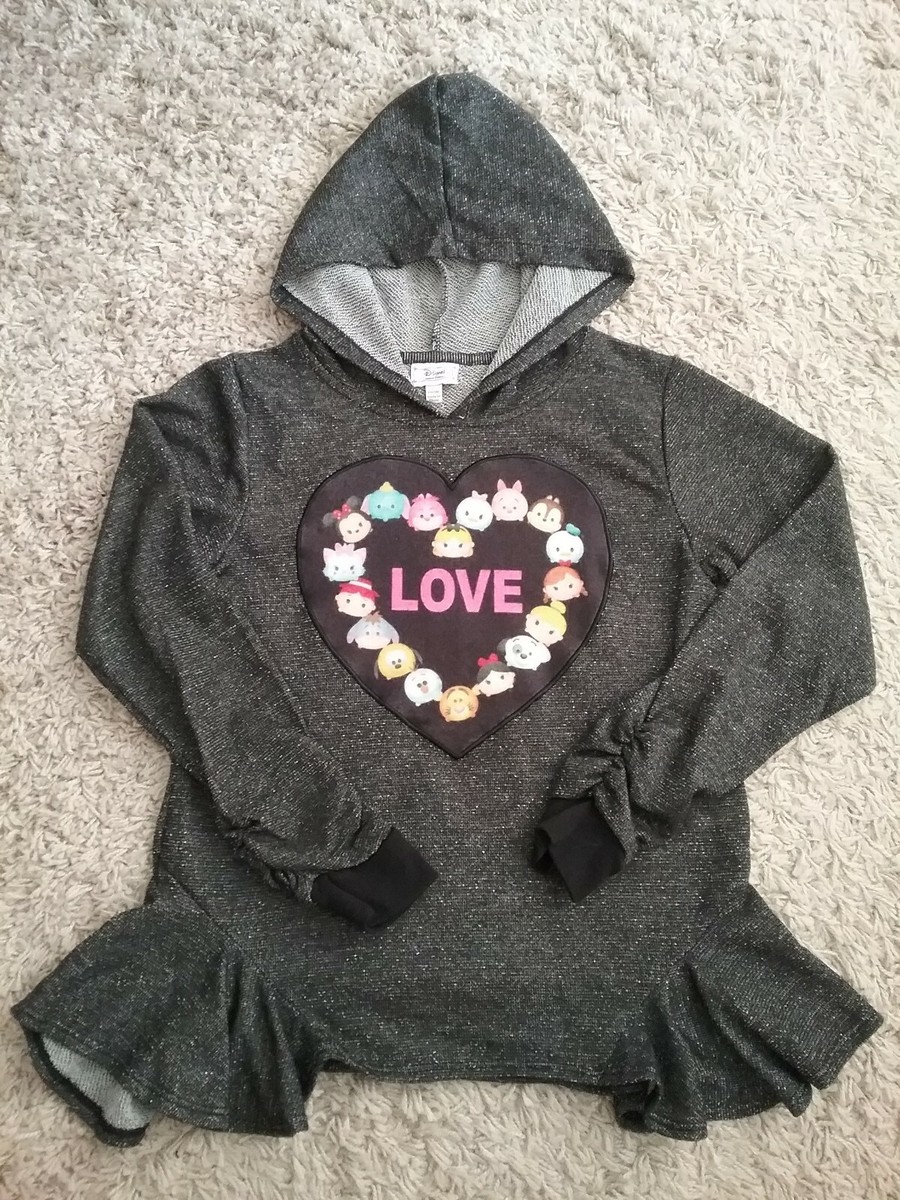 D-Signed Special Edition Tsum Tsum Girls Hoodie, Size L(14-16