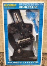 EDU-Science Microscope Magnifies up to 300 Times SKU 890944 New In Open Box