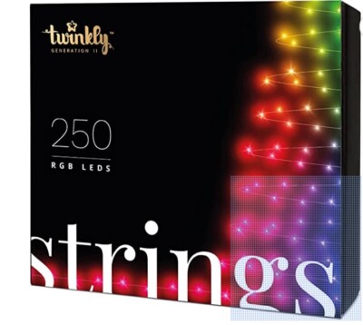 Twinkly 250 RGB LED String Light - BRAND NEW SMART LED LIGHTS - ALEXA /GOOGLE
