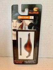 Fake Scars Tattoo Scratch Slash Halloween Costume Make-Up Accessory - NEW