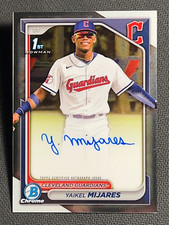 2024 Bowman Chrome 1st PROSPECT ROOKIE AUTO Yaikel Mijares Item 14