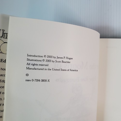 Under The Moons of Mars by Edgar Rice Burroughs 2003 HC SF Book Club - Foto 3 di 14