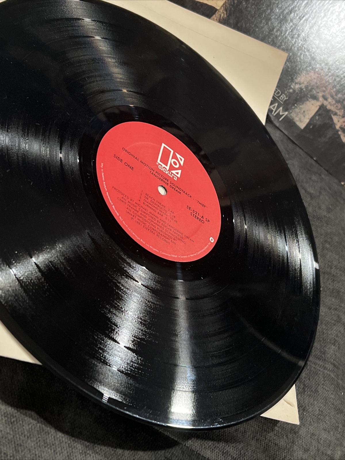 THIEF James Caan Soundtrack RARE SRC Specialty Pressing TANGERINE DREAM SE521 eBay