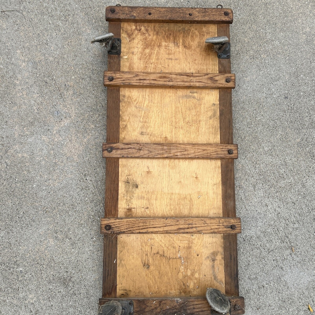 Vintage Lisle Jeepers Creeper Wooden Auto Mechanic Creeper Model