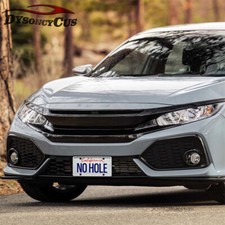 No Drill Front Grille Mesh Mount License Plate Relocator For Honda Civic 17-19