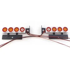 Degree Taillight Tail Lamp W// Safety Bracket For LESU 1/14 Radio Tractor Truck