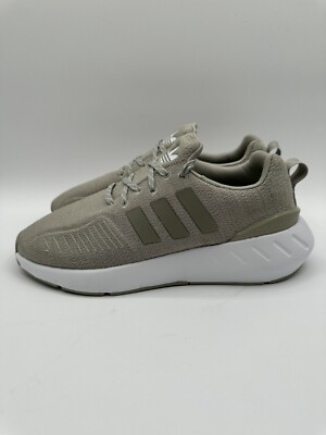 adidas swift run green & gray womens shoes