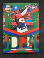 2023 Panini Elite Extra Edition DPL Patch Relic Green Franklin Vargas 5/5