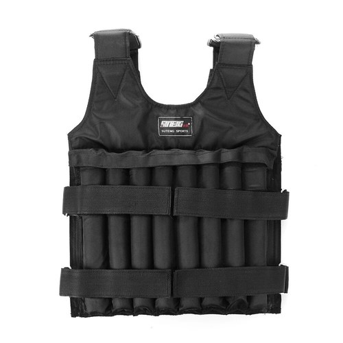 Verstellbare Gewichtsweste 3/15/35kg Trainingsjacke für Laufen Workout Fitness - Bild 5 von 15