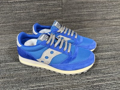 Saucony Jazz 81 Megabyte Blue Suede Lace Up Lifestyle Sneaker Mens 9.5 NWOB