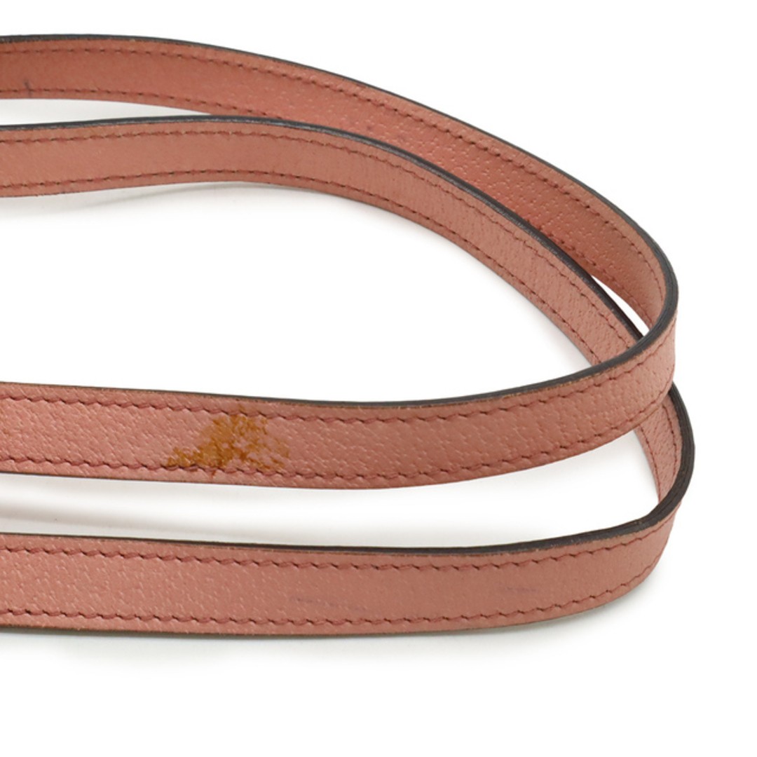 Gucci GG Canvas Tote Bag Women's Shoulder Bag Khaki Pink Leather Used thumbnail 5