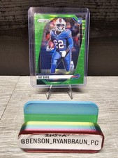 Ray Davis 2024 Panini Prizm #382 Neon Green Pulsar Rookie Buffalo Bills