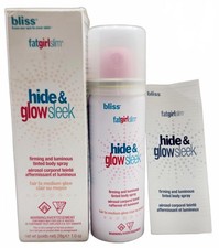 Bliss Hide Glow Sleek TINTED BODY SPRAY Fair Medium Firm Luminous 1 oz/28g New