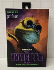 NECA - TMNT X Universal Monsters - Donatello - Invisible Man  2022  SEALED