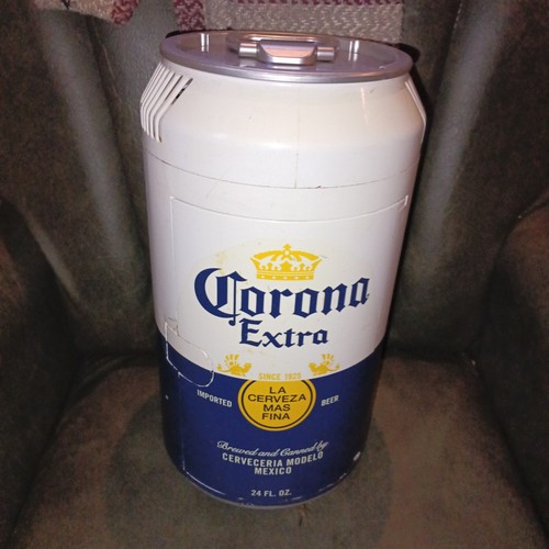 Corona Beer Cooler Can Shaped Collectible Breweriana 24 FL OZ Design