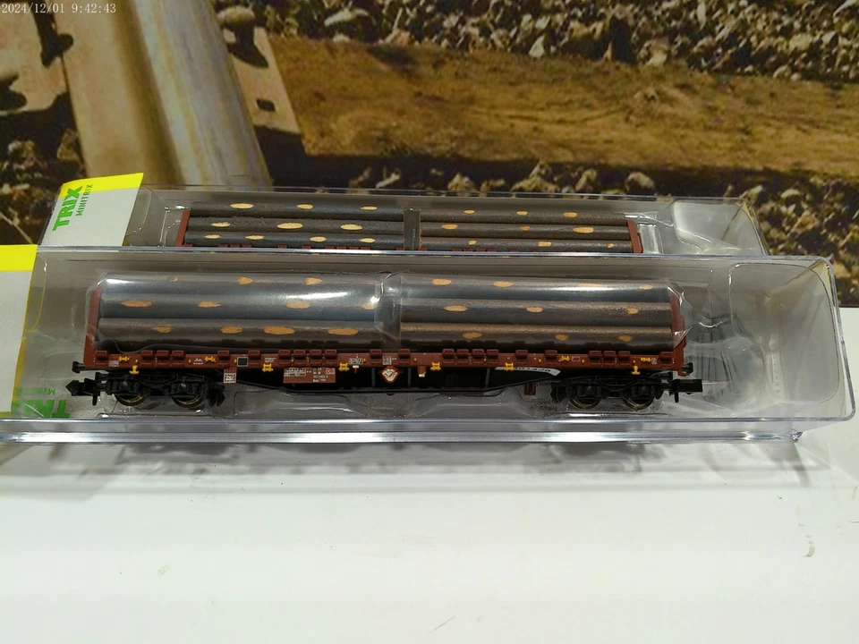 Trix 15278 Holztransportwagenset DB       Spur N   10/26 - Bild 3 von 4