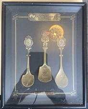 Expo 93 1989 Taejon Int Hung Sun Co Ltd Korea Box Framed Set Of Spoons