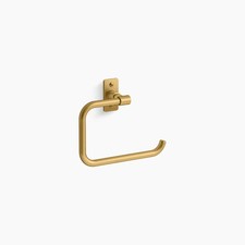 Kohler K-35928-2MB Castia 7-1/2" Wall Mounted Towel Ring, Moderne Brass
