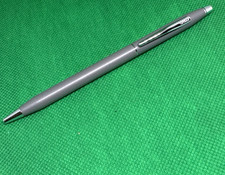 CROSS Century Ballpoint Pen Matte Grey & Silver Made In USA 2102