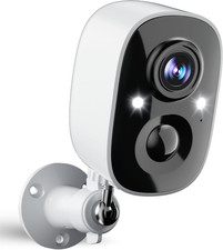 2.5K Wireless Outdoor Security Camera Battery Powered WiFi Color Night Vision AI