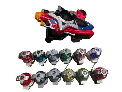 Power Rangers Kyuranger DX Seiza Blaster Morpher + 12 Kyutama Random Set...