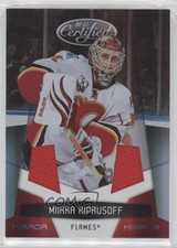 2010-11 Certified Mirror Red Dual Materials 117/150 Miikka Kiprusoff #22 2d8
