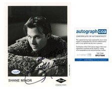 Shane Minor "Slave to the Habit" Country Singer AUTOGRAPH Signed 8x10 Photo ACOA