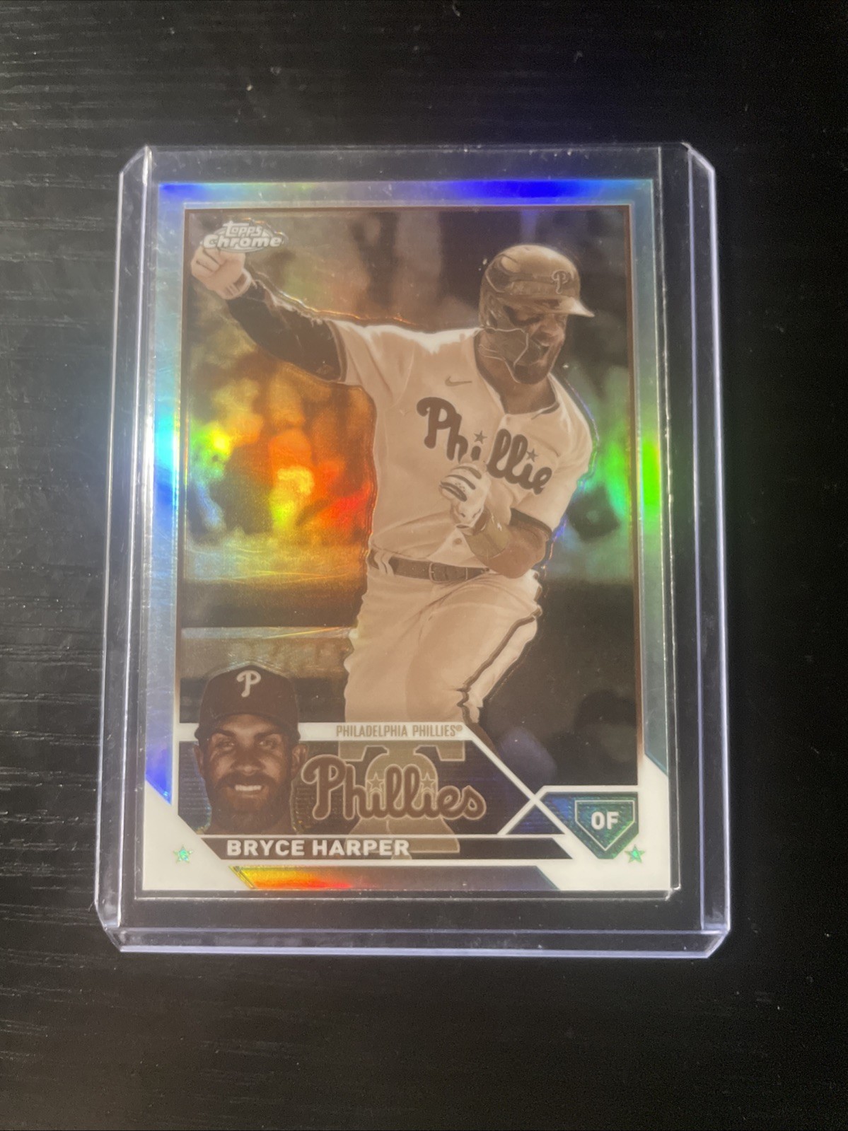 2023 Topps Chrome - Bryce Harper #3 Sepia Refractor