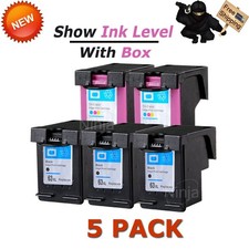 5 Pack 63XL Ink Cartridge for HP Officejet 3830 4650 4652 4654 4655 Deskjet 1110