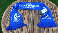 Original Adidas Fc Schalke 04 Fan Cl Schal Uefa Champions League --NEU + Etikett