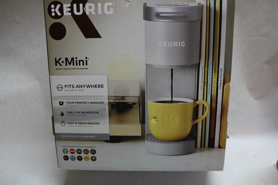 Keurig K-Mini Single Serve K-Cup Pod Kaffeemaschine - Studio Gray - (NEU)