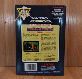 MINTY BOX CIB Ghosts 'N Goblins Circle Seal complete in nintendo nes lot NICE A+