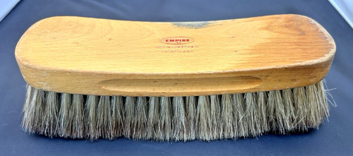 Vintage Empire Horsehair brush 100% Horsehair Shoe Polisher USA