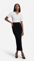 Sandro Kleid Schwarz Strick Midi Gr. 36 FR Damen SFPRO03187