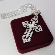 Kreuz 925 Silber Orthodox Kreuzfix, Крест православный серебро Nr. 0018