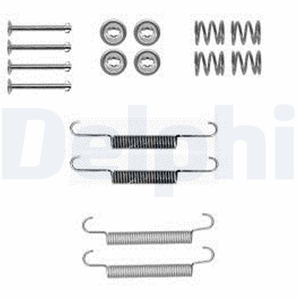 Delphi ZubehöRsatz, Bremsbacken Hinterachse U.A. FüR Fiat, Hyundai, KIA-image