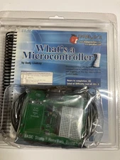 What's a Microcontroller? By Andy Lindsay. Book and BASIC Stamp Electronic board