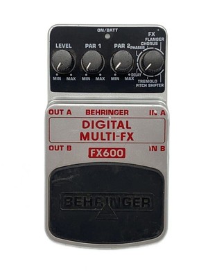 Behringer Effect Pedal Fx600 Digital Multi-fx Used