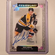 Upper Deck Chronology Autograph Rob DiMaio Franchise History Bruins FH-BO-DI