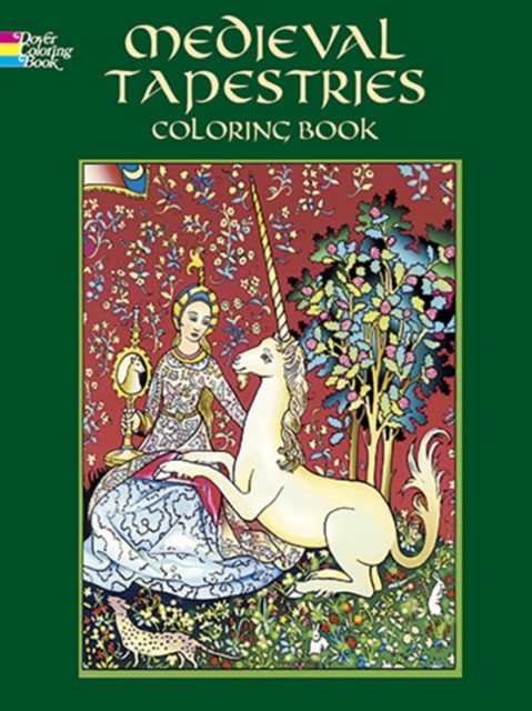 Medieval Tapestries Coloring Book (Pictorial Archives) By Marty Noble - Image 2