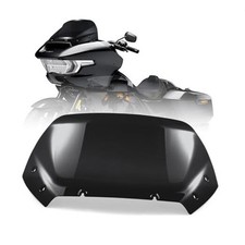 11.5" Wave Windshield Windscreen Wind Splitter Compatible for Harley CVO Black