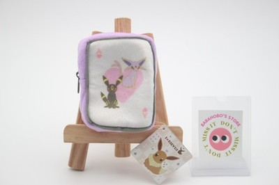 I Love Eevee Pouch Umbreon & Espeon Carrying Case  for GameBoy Advance SP New!